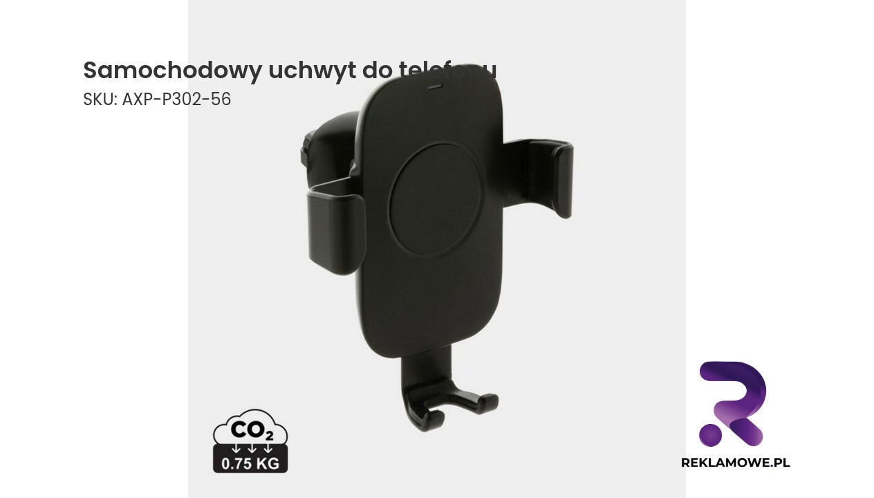 Samochodowy uchwyt do telefonu z funkcją ładowarki