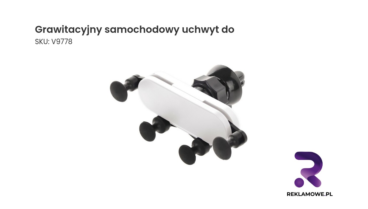 Grawitacyjny uchwyt samochodowy do telefonu