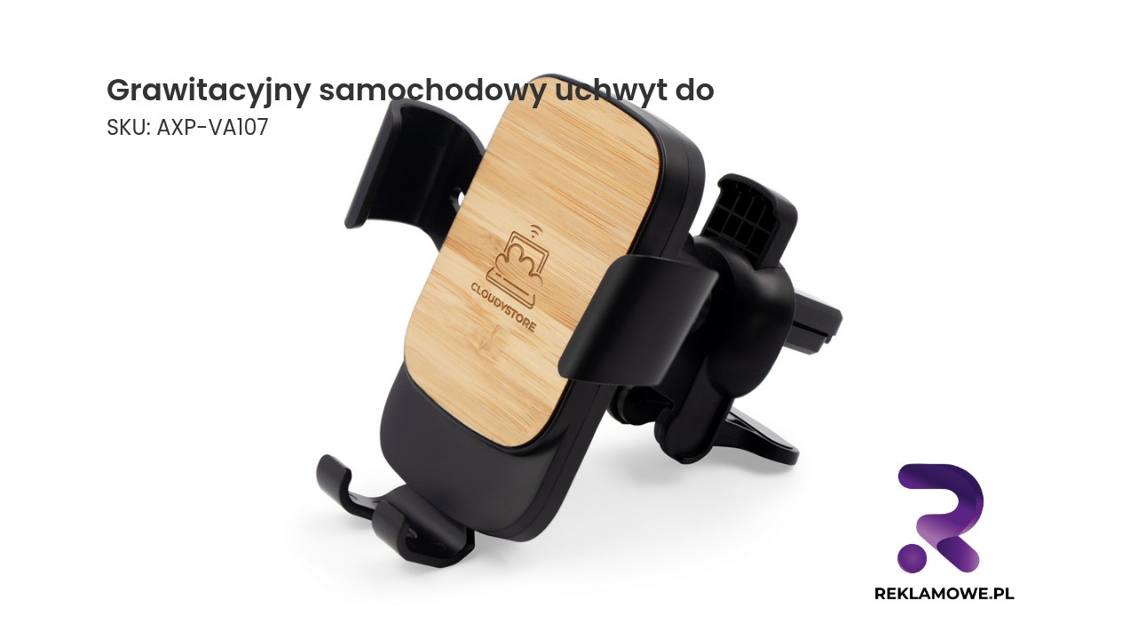 Grawitacyjny samochodowy uchwyt do telefonu, ładowarka bezprzewodowa 15W | Amberle Grawitacyjny samochodowy uchwyt do telefonu do kratki wentylacyjnej