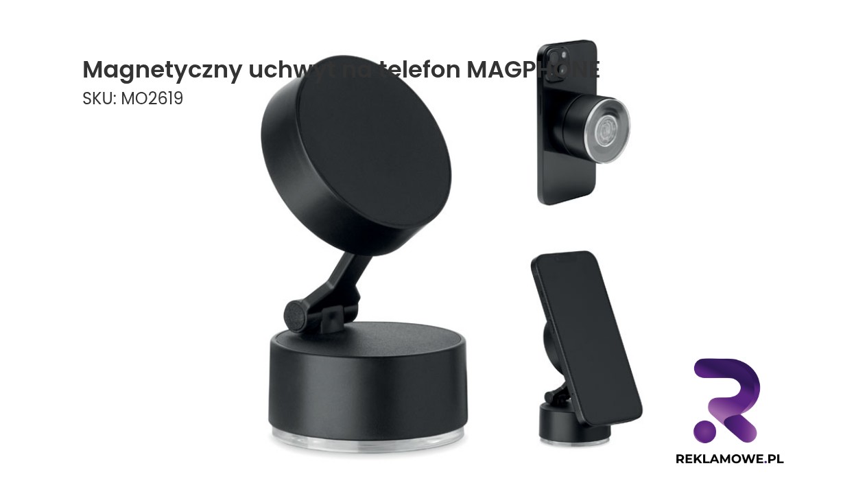 Magnetyczny uchwyt na telefon MAGPHONE Magnetyczny uchwyt na telefon MAGPHONE – praktyczny uchwyt do smartfona