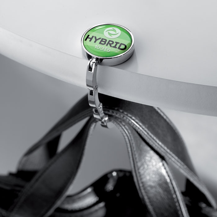 Uchwyt reklamowy elegancki uchwyt na torebkę madame it3441-03-print Elegancki uchwyt na torebkę MADAME it3441-03-print