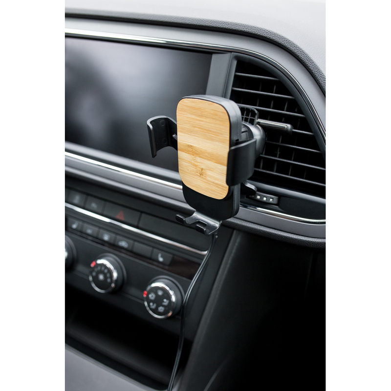 Uchwyt reklamowy grawitacyjny samochodowy uchwyt do telefonu, ładowarka bezprzewodowa 15w | amberle VA107_C Grawitacyjny samochodowy uchwyt do telefonu, ładowarka bezprzewodowa 15W | Amberle VA107_C