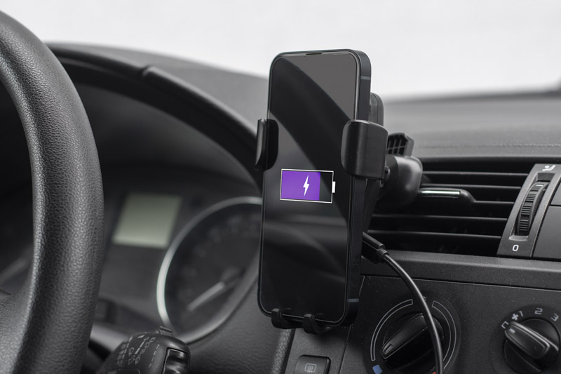 Uchwyt reklamowy uchwyt do telefonu z ładowarką indukcyjną gari 15w usb-c 09178-02_m Uchwyt do telefonu z ładowarką indukcyjną GARI 15W USB-C 09178-02_m