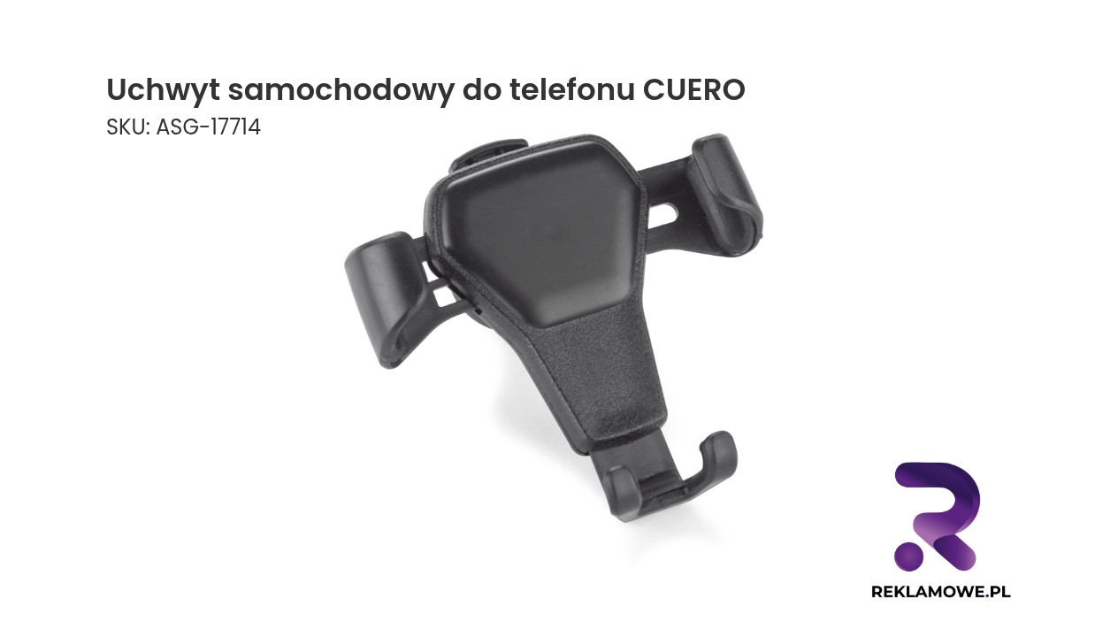 Uchwyt samochodowy do telefonu CUERO Uchwyt samochodowy do telefonu CUERO – praktyczny uchwyt do smartfona do samochodu